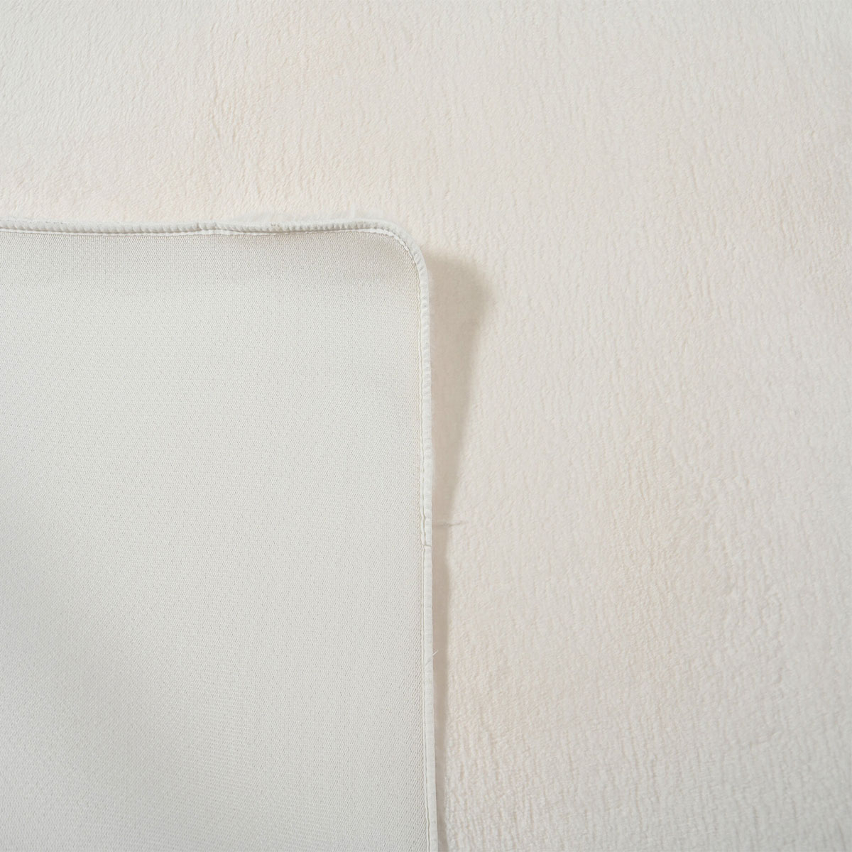 Χαλί Γούνινο (165X230) Polcarpet Rabbit Fur Foam White Home Χαλιά Σαλονιού Spitishop