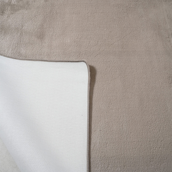 Γούνινα Χαλιά Κρεβατοκάμαρας (Σετ 3τμχ) Polcarpet Rabbit Fur Foam Beige