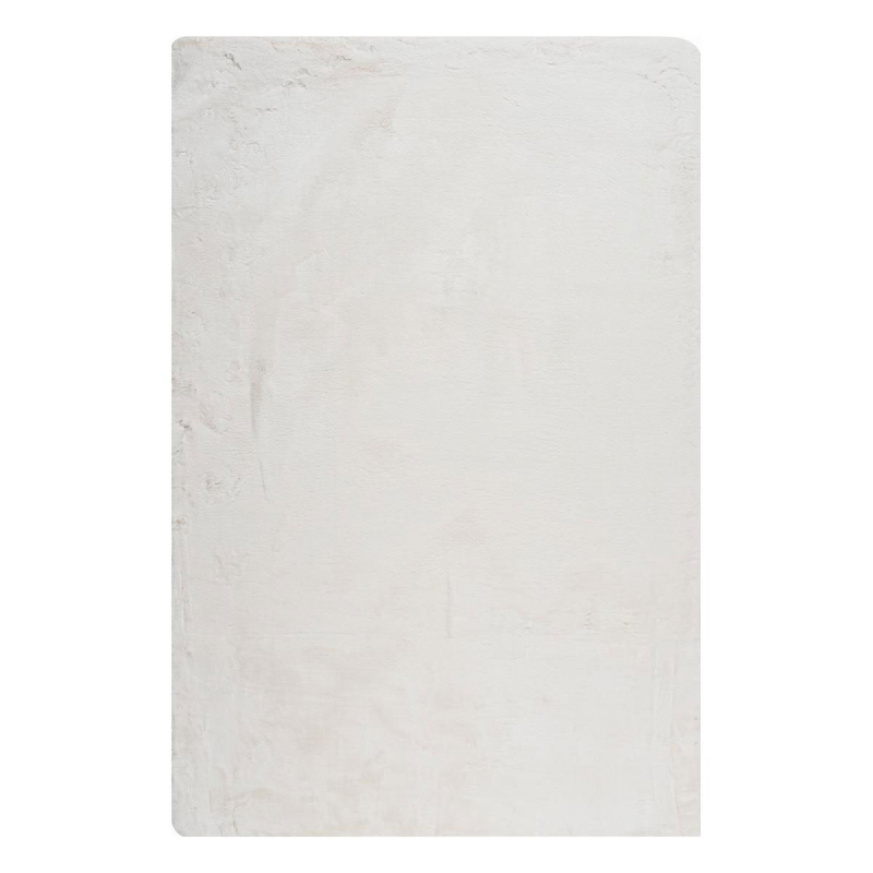 Γούνινα Χαλιά Κρεβατοκάμαρας (Σετ 3τμχ) Polcarpet Rabbit Fur Foam White