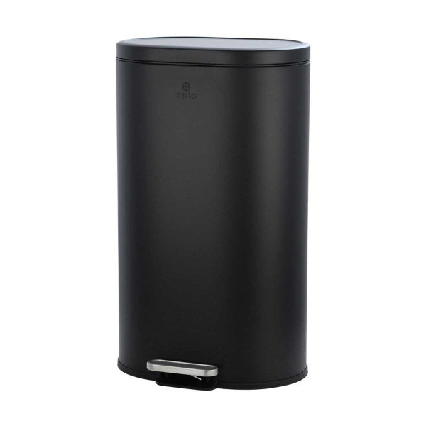 Κάδος Απορριμμάτων (36.5x31.2x60.8) Estia 30lt Ovoid Μαύρο 02-21474