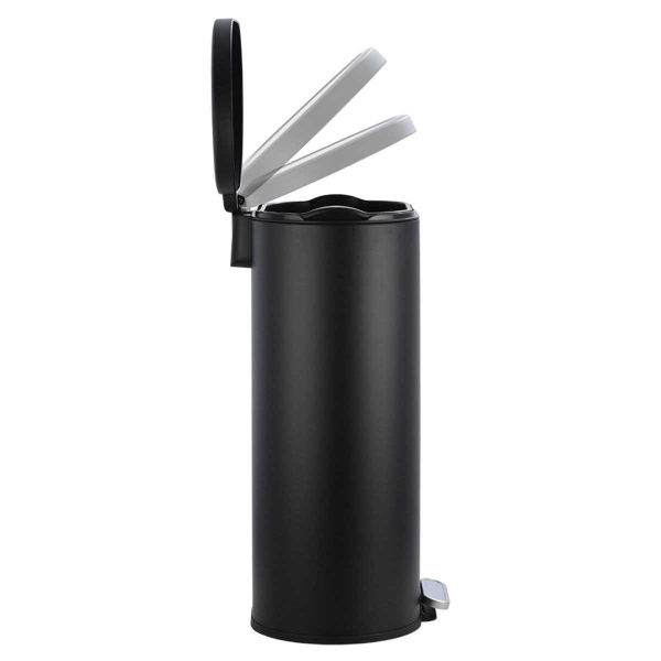 Κάδος Απορριμμάτων (36.5x31.2x60.8) Estia 30lt Ovoid Μαύρο 02-21474