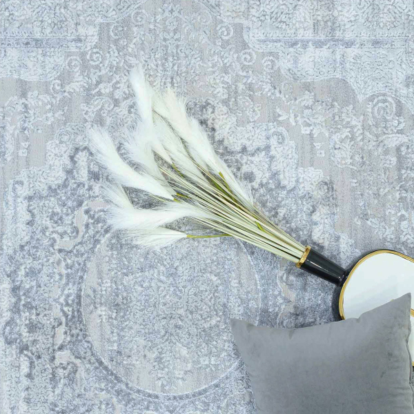 Χαλί Διαδρόμου (80x150) Ezzo Firenze D076AY9 Grey