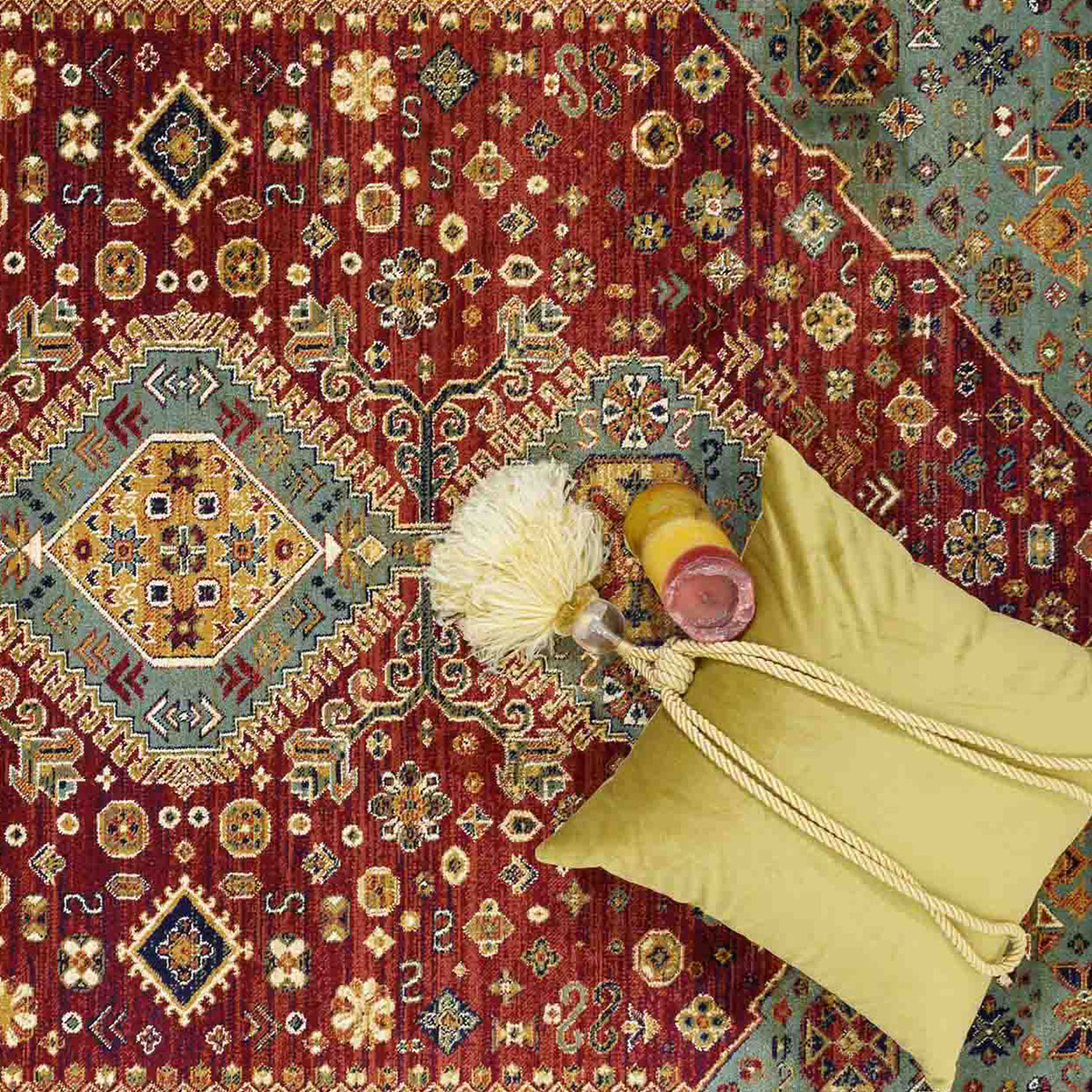 Χαλί (200X250) Ezzo Orient B811A Al Red Home Χαλιά Σαλονιού Spitishop