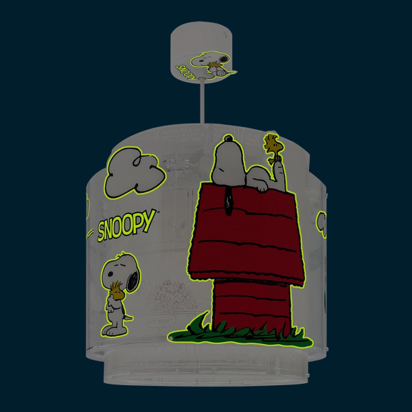 Παιδικό Φωτιστικό Οροφής Μονόφωτο Ango Snoopy 76302