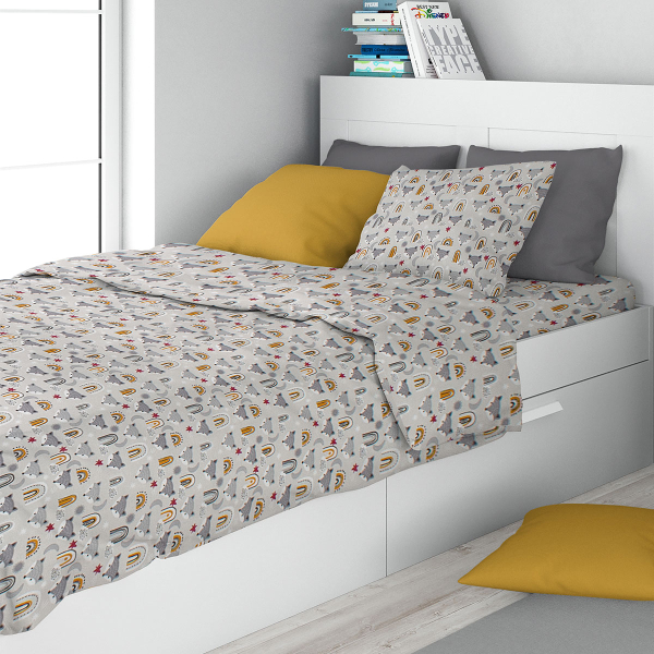 Πάπλωμα Μονό (160x240) Dimcol Fox 527 Grey