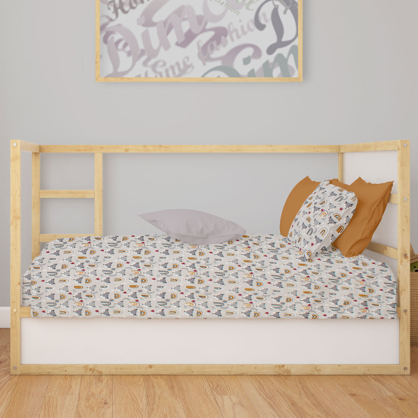 Πάπλωμα Κούνιας (120x160) Dimcol Fox 527 Grey