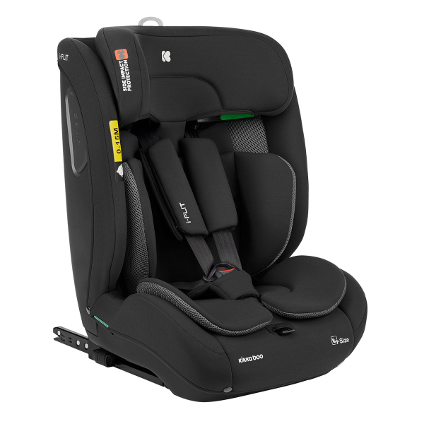 Κάθισμα Αυτοκινήτου ISOfix (76-150εκ. Ύψος) Kikka Boo i-Flit i-Size Black