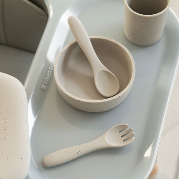 Κουτάλι + Πιρούνι (Σετ) Kikka Boo Sand