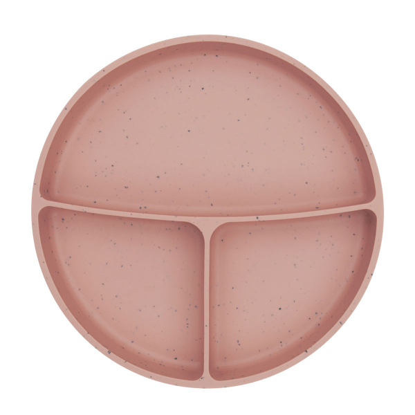 Πιάτο Σιλικόνης Με Χωρίσματα Kikka Boo Blush