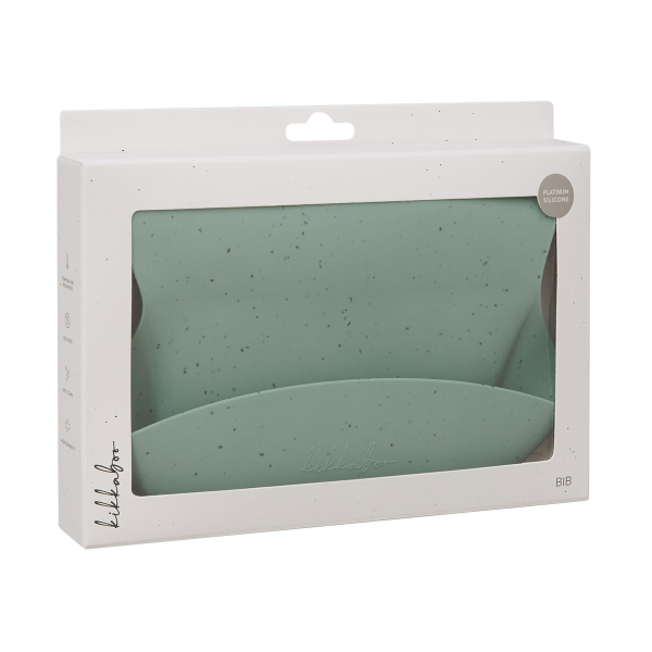 Σαλιάρα Σιλικόνης 6+ Μηνών (23.5x23.5) Kikka Boo Sage