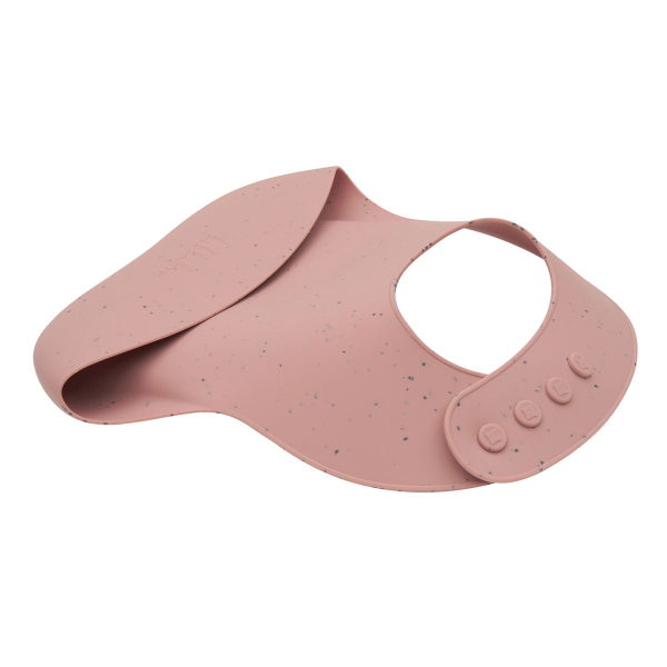 Σαλιάρα Σιλικόνης 6+ Μηνών (23.5x23.5) Kikka Boo Blush