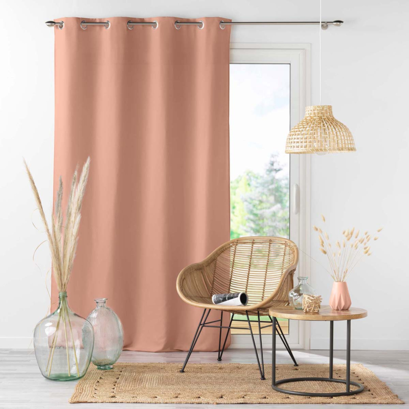Κουρτίνα (140x260) Με Τρουκς L-C Absolu Blush 1612591