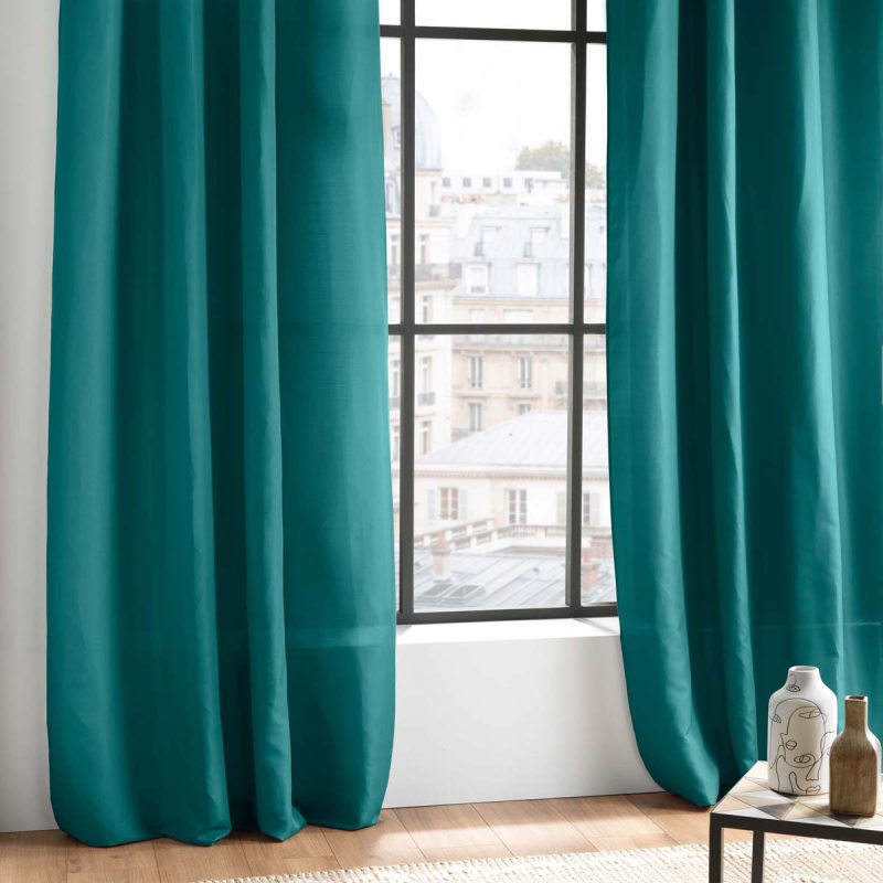 Κουρτίνα (140x260) Με Τρουκς L-C Absolu Blue Peacock 1612585