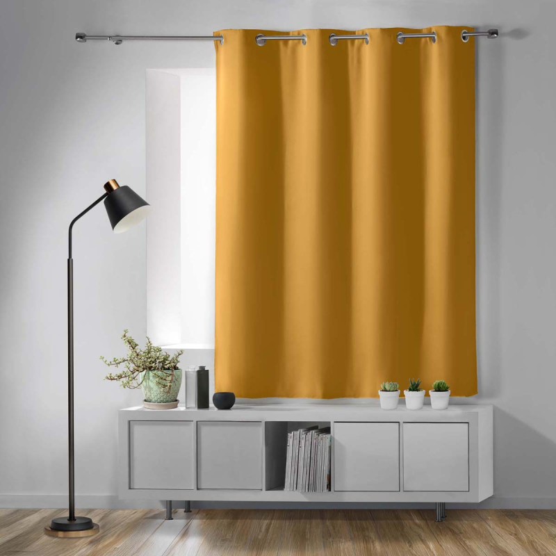 Κουρτίνα Συσκότισης Παραθύρου (135x180) Με Τρουκς L-C Occult Ochre 1612612