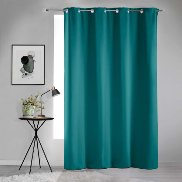 Κουρτίνα Συσκότισης (135x280) Με Τρουκς L-C Occult Blue Peacock 1612607