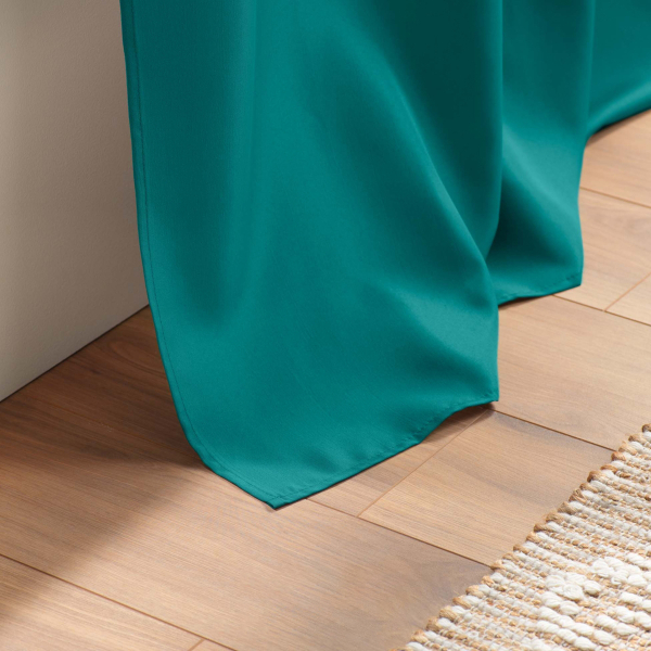 Κουρτίνα Παραθύρου (140x180) Με Τρουκς L-C Essentiel Blue Peacock 1612660