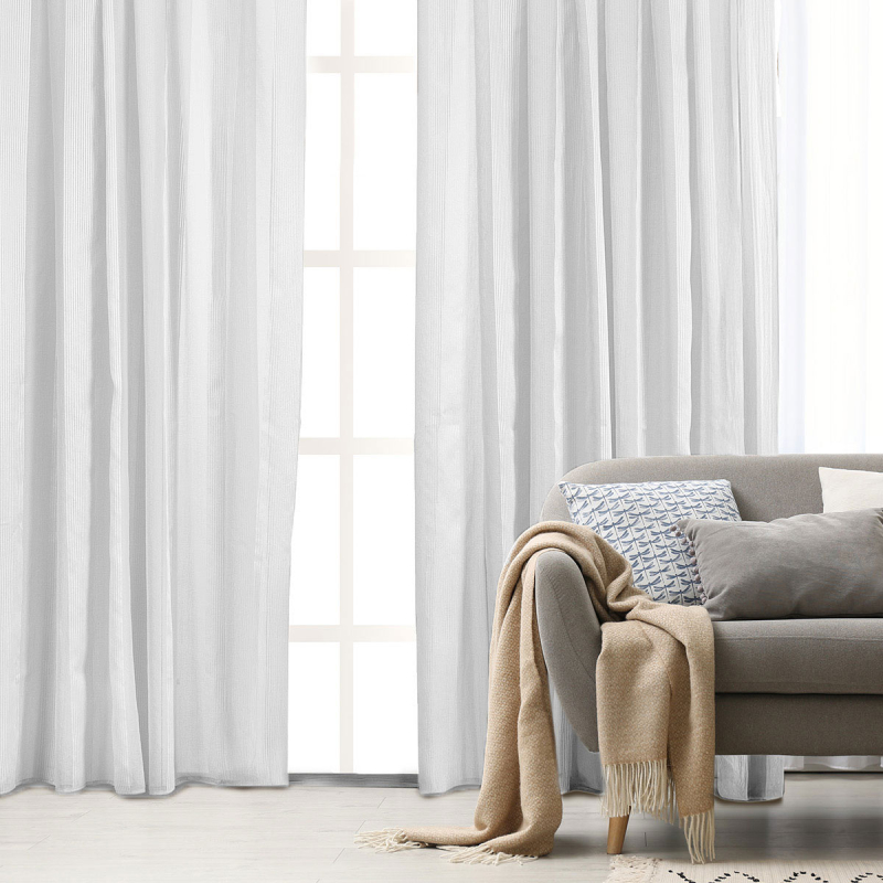 Κουρτίνα (270x280) Με Τρουκς Whitegg K0192-3 Light Grey