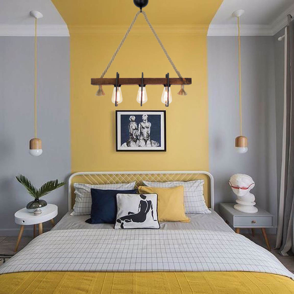 Φωτιστικό Οροφής Τρίφωτο A-G Demir 806ALD1478 Walnut