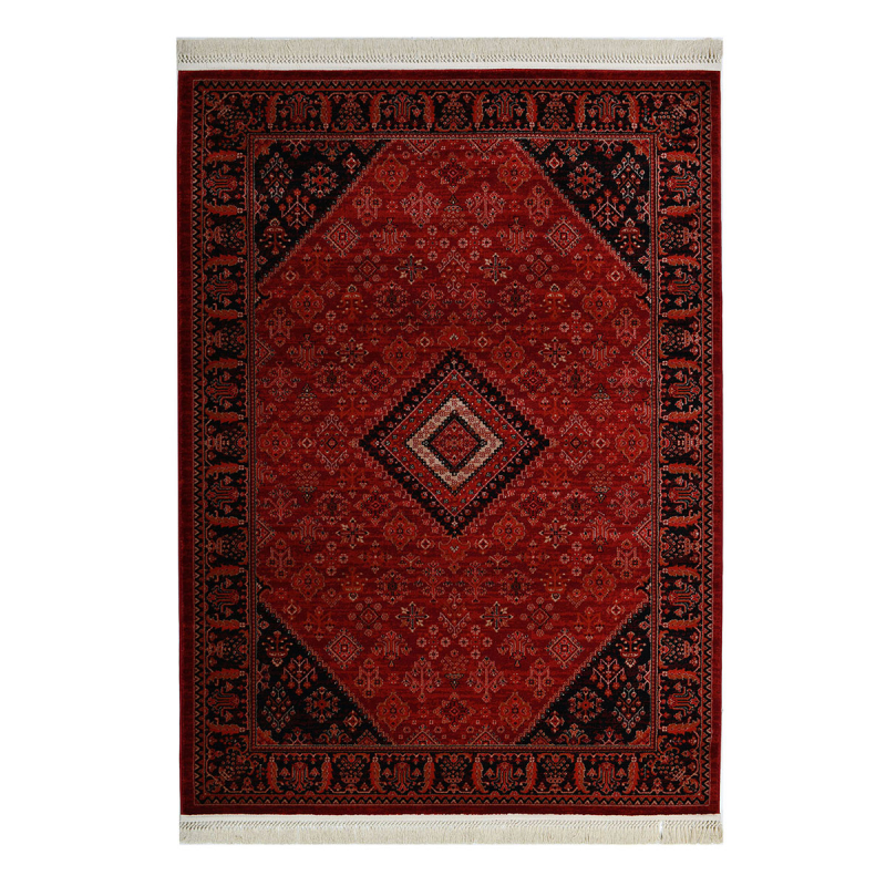 Χαλί (200x250) Royal Carpet Afgan 306A D.Red Black