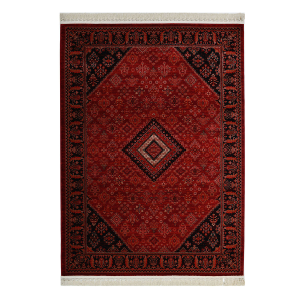 Χαλί (240x300) Royal Carpet Afgan 306A D.Red Black