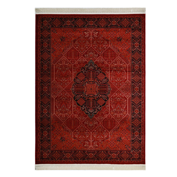 Χαλί (160x230) Royal Carpet Afgan 316A D.Red Black