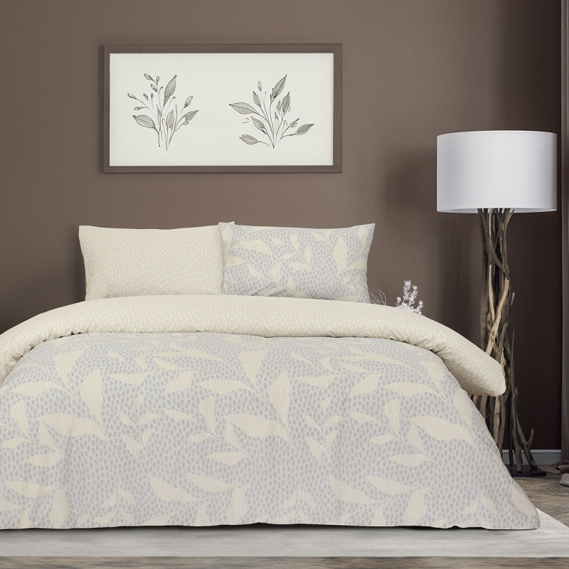 Παπλωματοθήκη Υπέρδιπλη (Σετ 225x245) 2 Όψεων Kocoon Melody