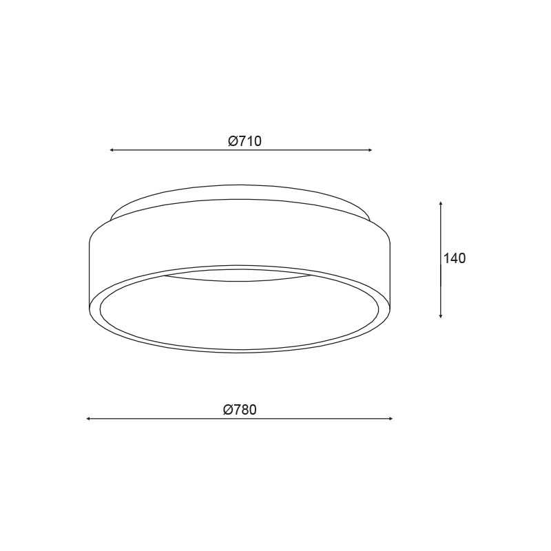 Φωτιστικό Πλαφονιέρα Led 3 Cct Aca Apollo Br81Ledc78Bkcct Black Home Φωτιστικά Οροφής Spitishop