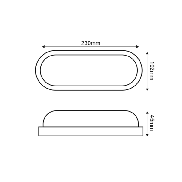 Απλίκα Εξωτερικού Χώρου/ Χελώνα LED Aca DORA2040B Black