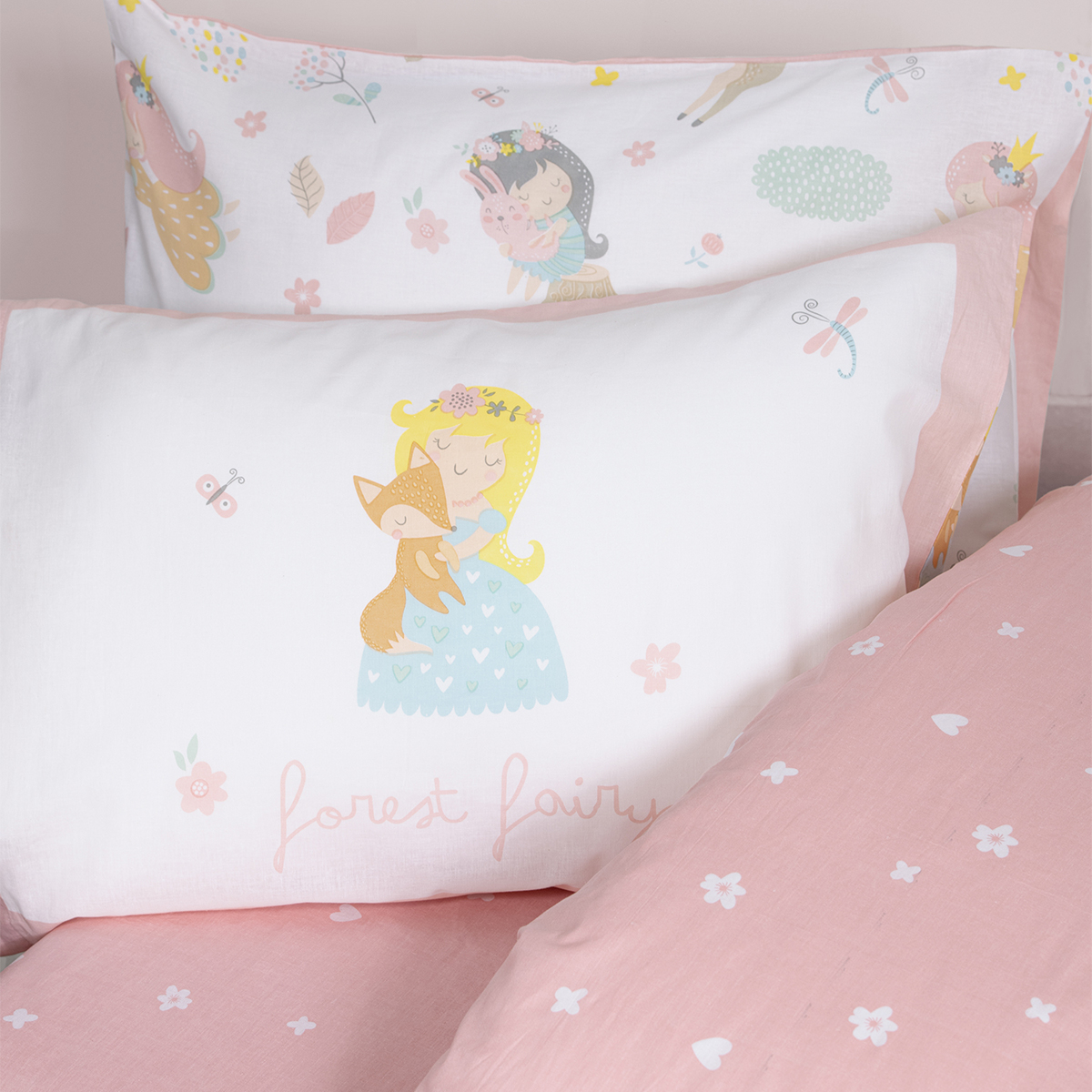 Πάπλωμα Μονό (160X240) 2 Όψεων Nima Kids Forest Fairy Home Παιδικά Λευκά Είδη Παπλώματα Spitishop