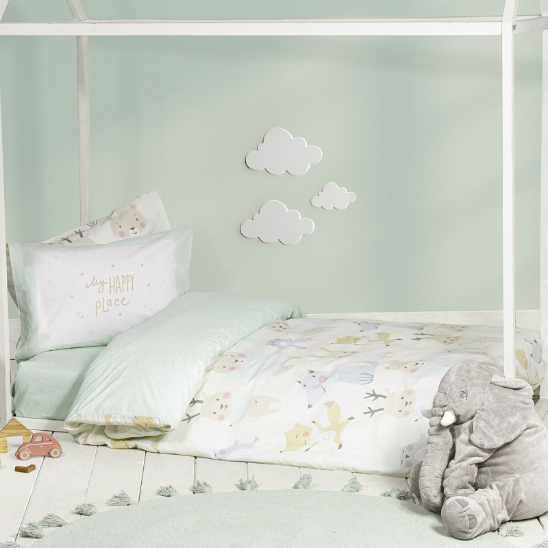 Σεντόνια Μονά (Σετ) Nima Kids Happy Place