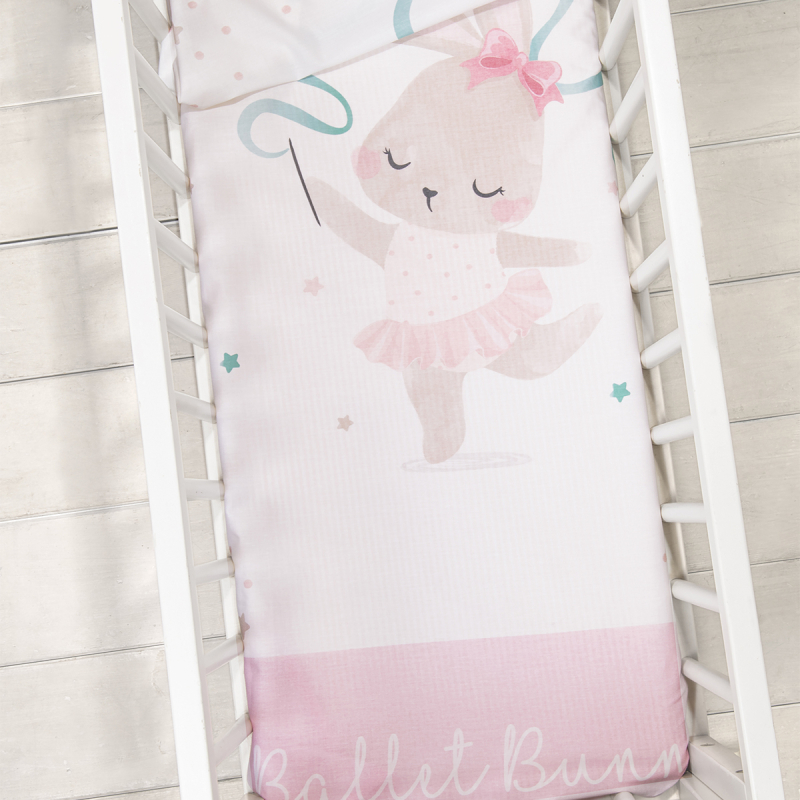 Σεντόνια Λίκνου (Σετ) Nima Baby Ballet Bunny