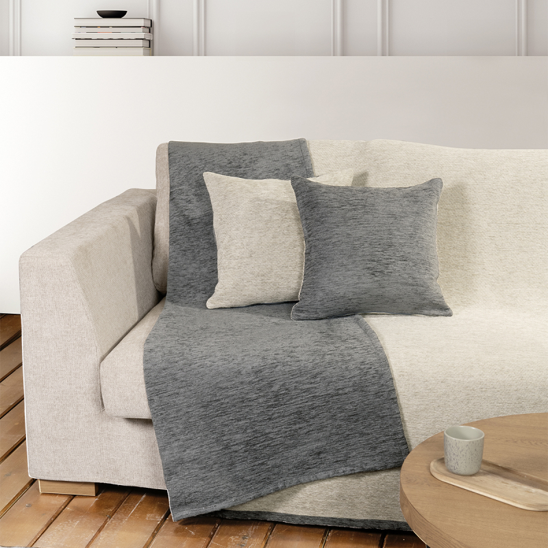 Ριχτάρι Καναπέ Τριθέσιου 2 Όψεων (180x300) Nima Caldo Grey-Ivory