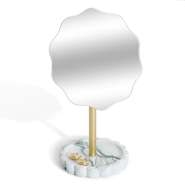 Επιτραπέζιος Καθρέφτης Με Ραφάκι (12.2x16.4x27.2) F-V Marby 213340