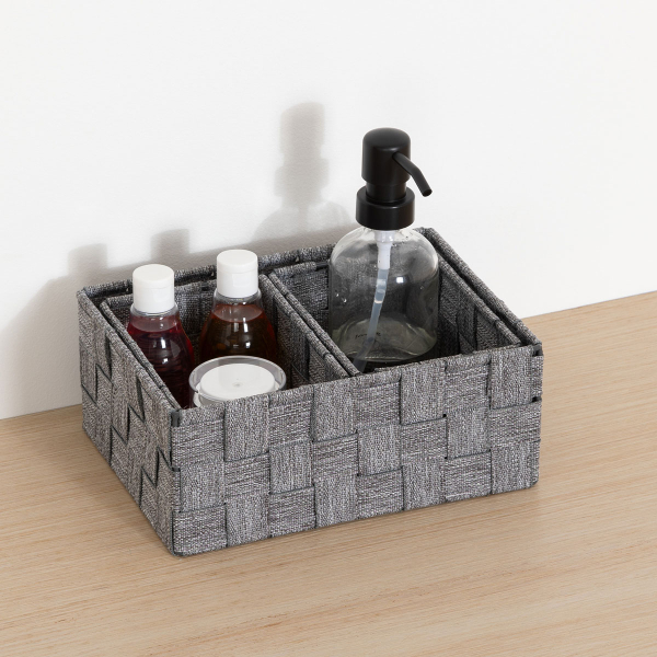 Καλάθια Αποθήκευσης (Σετ 3τμχ) F-V Lise Grey 204907A