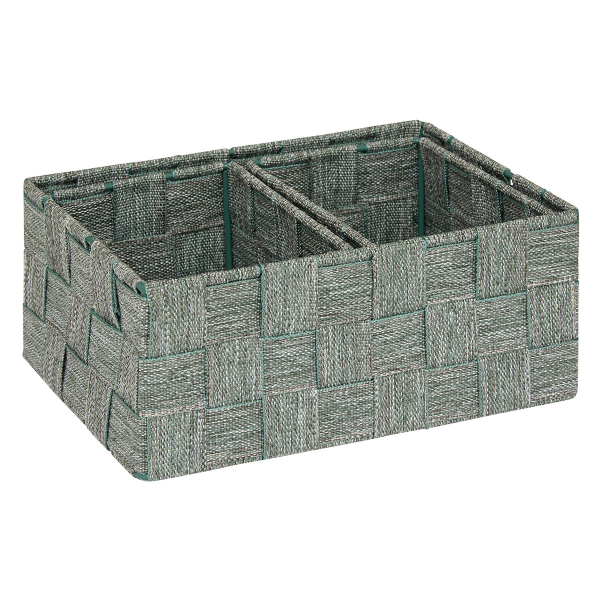 Καλάθια Αποθήκευσης (Σετ 3τμχ) F-V Lise Green 204907C