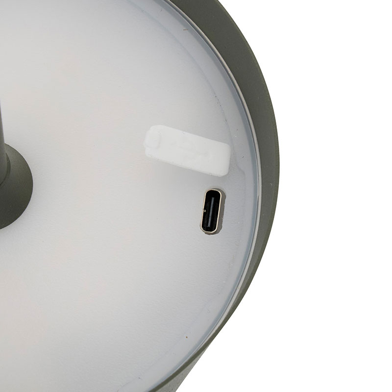 Επιτραπέζιο Φωτιστικό Επαναφορτιζόμενο Led (Φ11X37) A-S Cody Vert 202613D Home Φωτιστικά Επιτραπέζια Spitishop