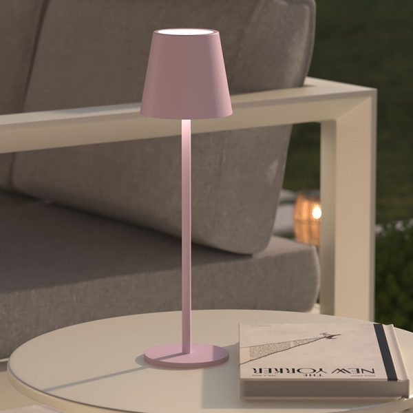Επιτραπέζιο Φωτιστικό Επαναφορτιζόμενο LED (Φ11x37) A-S Cody Lila 202613E