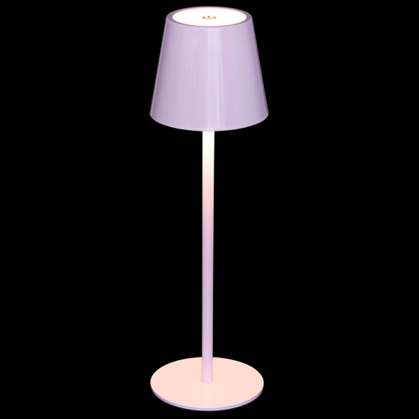 Επιτραπέζιο Φωτιστικό Επαναφορτιζόμενο LED (Φ11x37) A-S Cody Lila 202613E
