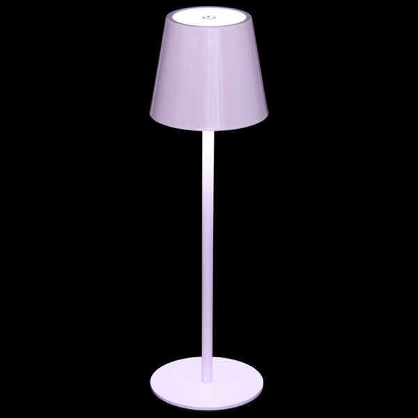 Επιτραπέζιο Φωτιστικό Επαναφορτιζόμενο LED (Φ11x37) A-S Cody Lila 202613E