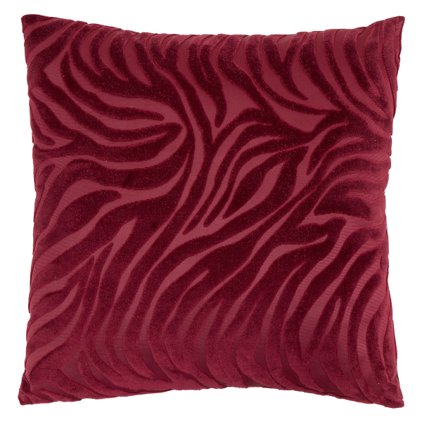 Διακοσμητικό Μαξιλάρι Βελουτέ 2 Όψεων (40x40) A-S Tigris Garnet 212452C
