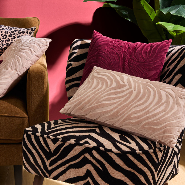 Διακοσμητικό Μαξιλάρι Βελουτέ 2 Όψεων (40x40) A-S Tigris Garnet 212452C