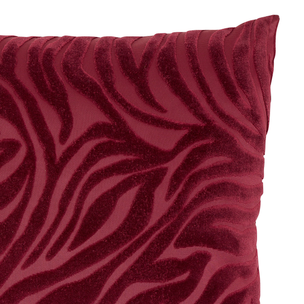 Διακοσμητικό Μαξιλάρι Βελουτέ 2 Όψεων (40x40) A-S Tigris Garnet 212452C