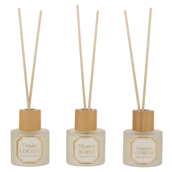 Σετ Αρωματικών Χώρου Με Στικς 3τμχ A-S Elise 211695