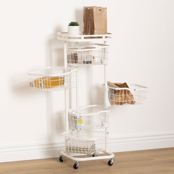 Τρόλεϊ/Ραφιέρα 6 Θέσεων (34.4x30.8x93.1) F-V Balm 190191