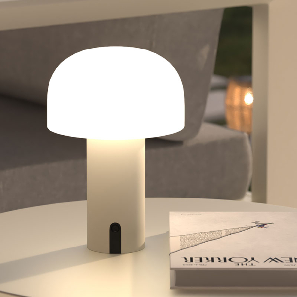 Επιτραπέζιο Φωτιστικό Επαναφορτιζόμενο LED (Φ15x22) A-S Jany Clay 205945C