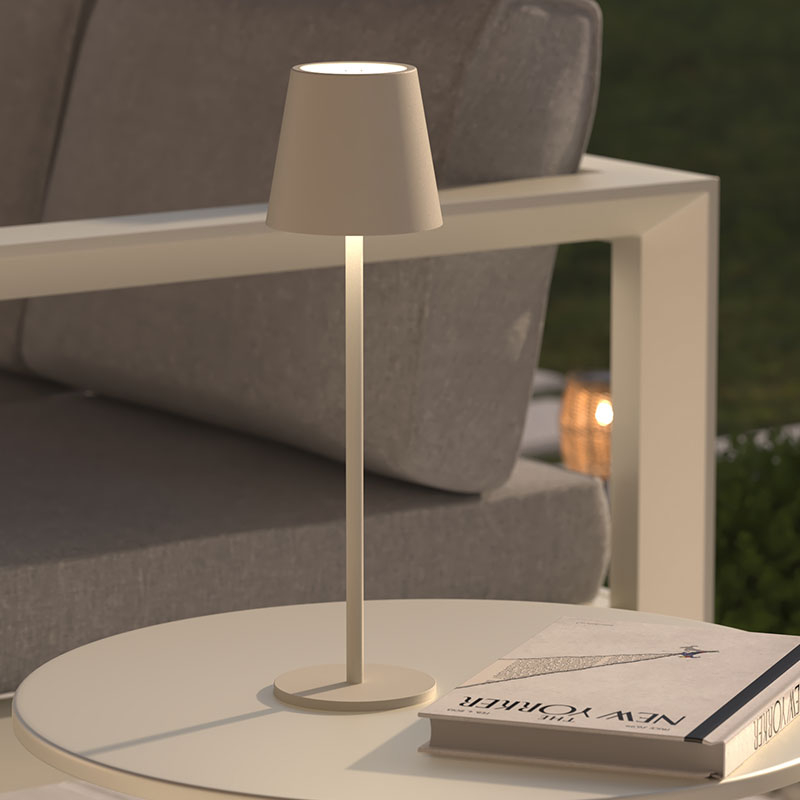 Επιτραπέζιο Φωτιστικό Επαναφορτιζόμενο LED (Φ11x37) A-S Cody Clay 202613C