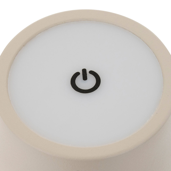 Επιτραπέζιο Φωτιστικό Επαναφορτιζόμενο LED (Φ11x37) A-S Cody Clay 202613C