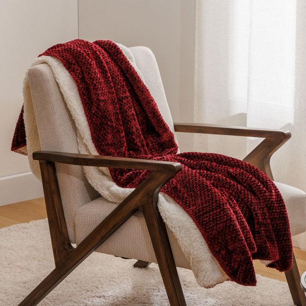 Κουβέρτα Καναπέ Fleece (130x170) A-S Lyno Red 212567A