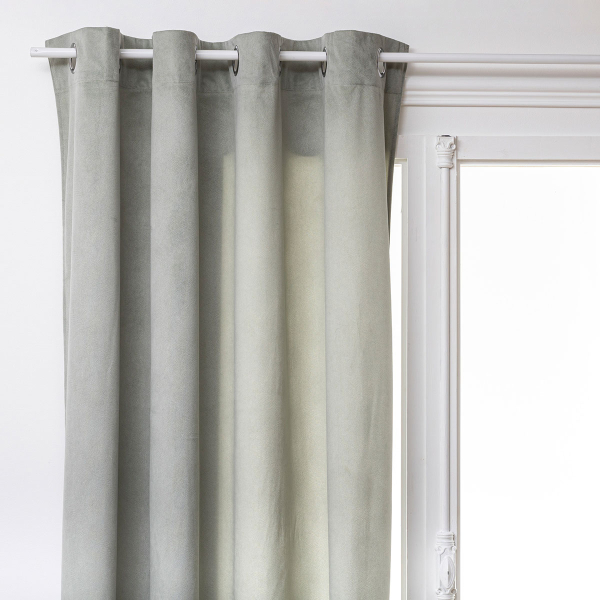 Κουρτίνα Βελουτέ (140x260) Με Τρουκς A-S Lilou Celadon 146202F