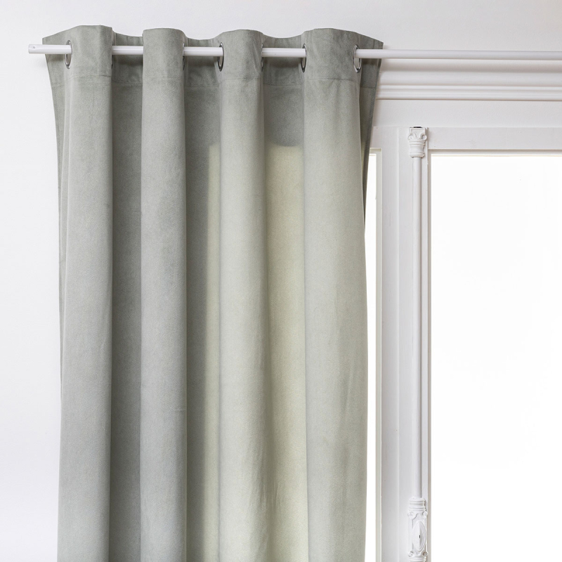 Κουρτίνα Βελουτέ (140x260) Με Τρουκς A-S Lilou Celadon 146202F